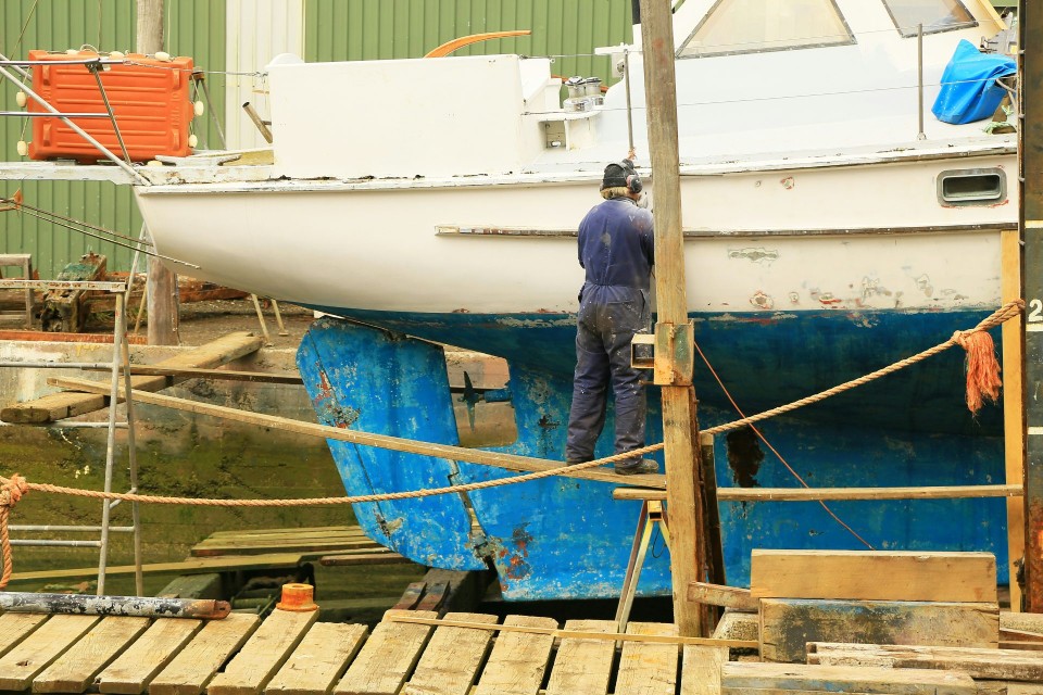 Entretien de bateaux